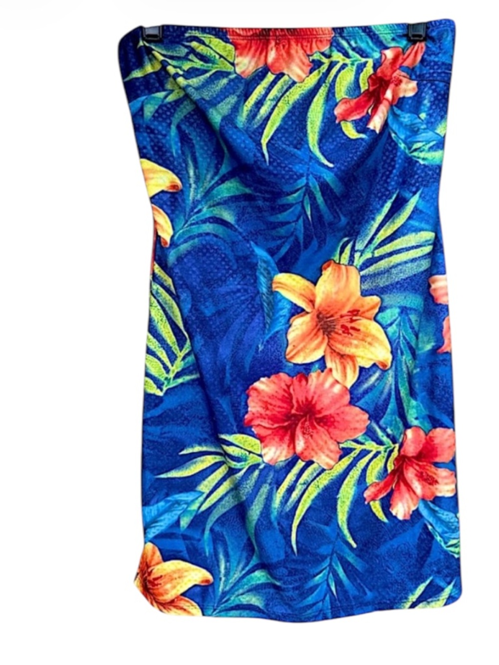 HOTKISS USA Island Strapless Mini Dress Floral Print Swim Dress ⭐️⭐️⭐️⭐️⭐️Y2K